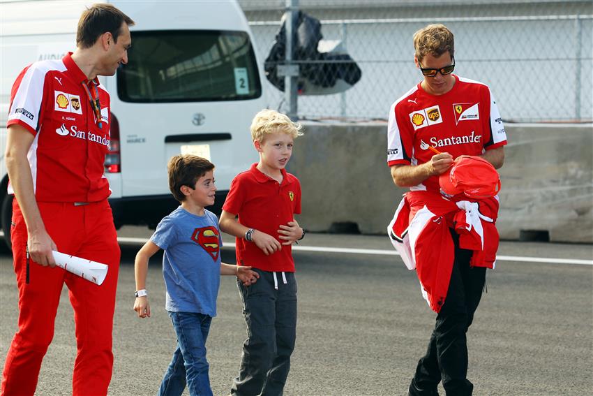 Sebastian Vettel And Family